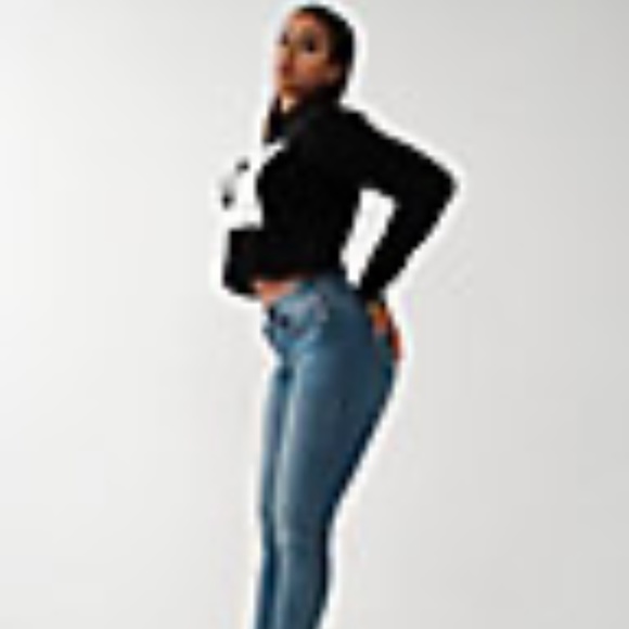 True Religion Denim - True Religion Jennie Mid-Rise Curvy Skinny Size 26